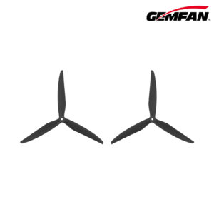Propellers Gemfan 1050-3 Glass Fiber Nylon - Black - (1CCW+1CW)
